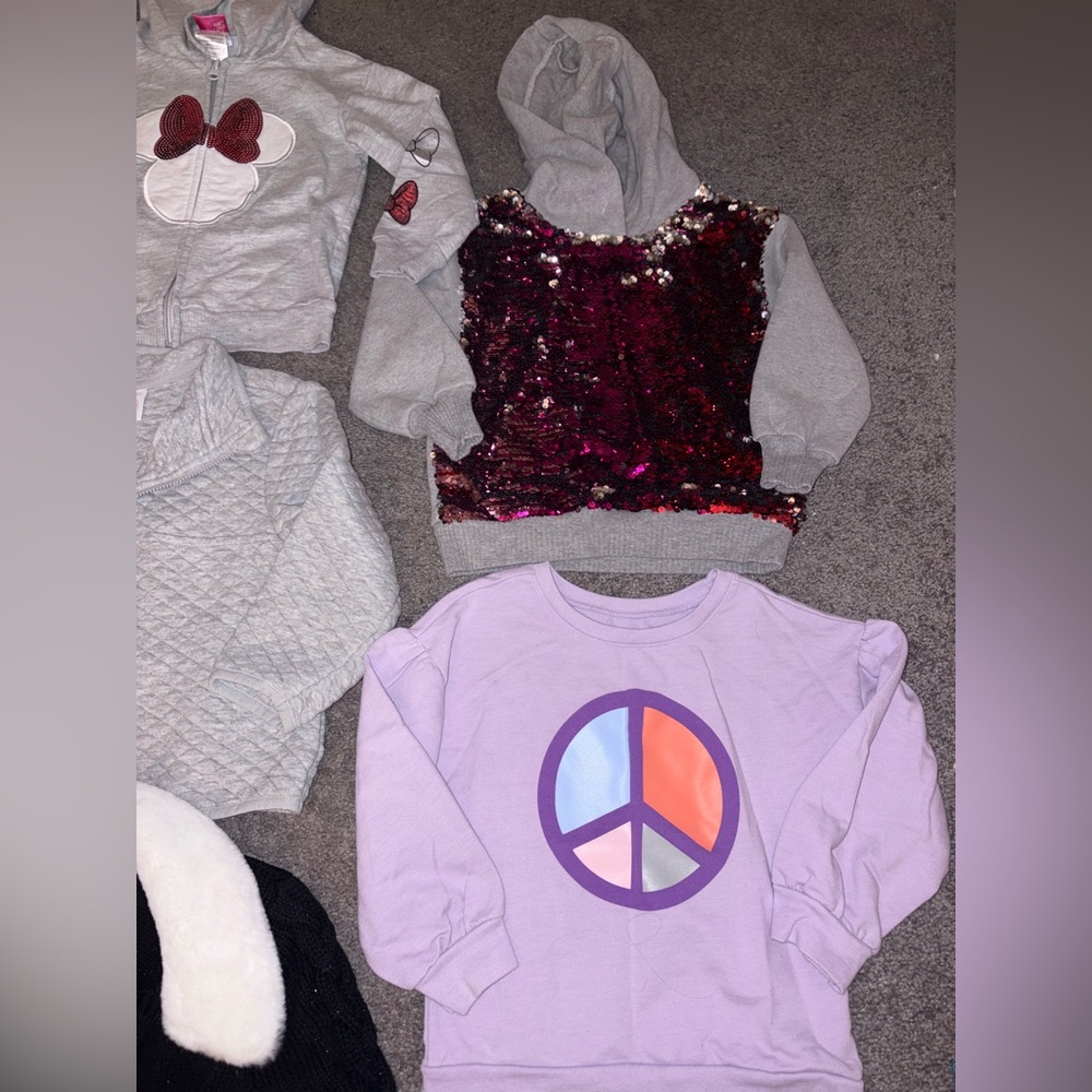 Girls Sweatshirt & Sweater Lot – Size 4T (8 Pieces) 🌟 - Picture 4 of 6